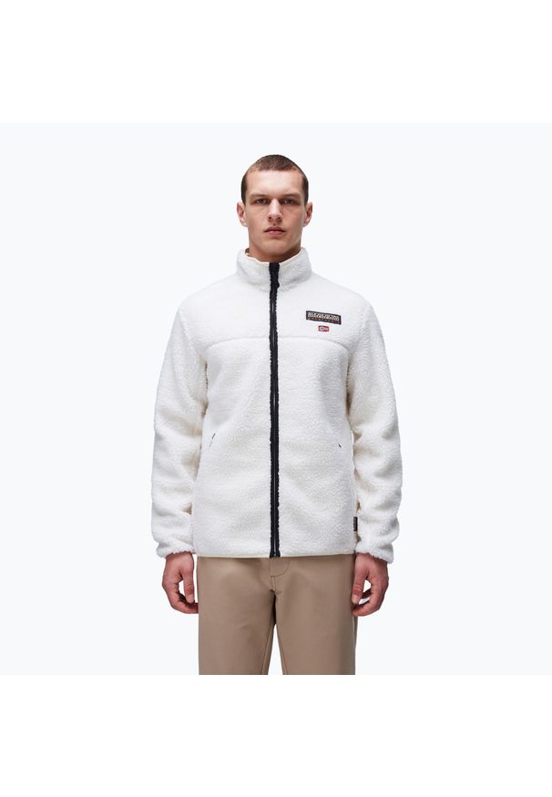 Bluza męska Napapijri T-Tynik Full Zip. Kolor: beżowy