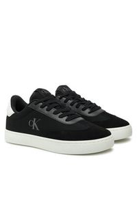 Calvin Klein Jeans Sneakersy Classic Cupsole Low Mix Mg YM0YM01169 Czarny. Kolor: czarny. Materiał: materiał #3