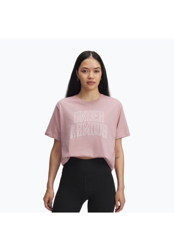 Koszulka Under Armour Rival Campus. Kolor: różowy. Sport: fitness
