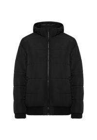 ROLY - Męska Ocieplana Kurtka Surgut. Kolor: czarny. Materiał: puch. Sport: turystyka piesza #1