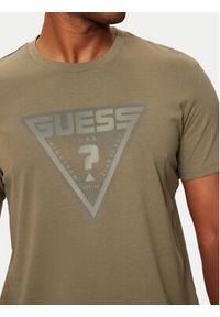 Guess T-Shirt Z4YI12 I3Z14 Zielony Regular Fit. Kolor: zielony. Materiał: bawełna