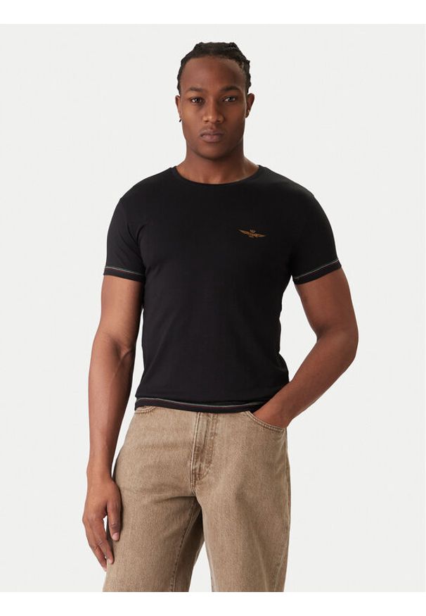 Aeronautica Militare Komplet t-shirtów AM1UTI003B Kolorowy Slim Fit. Materiał: bawełna. Wzór: kolorowy