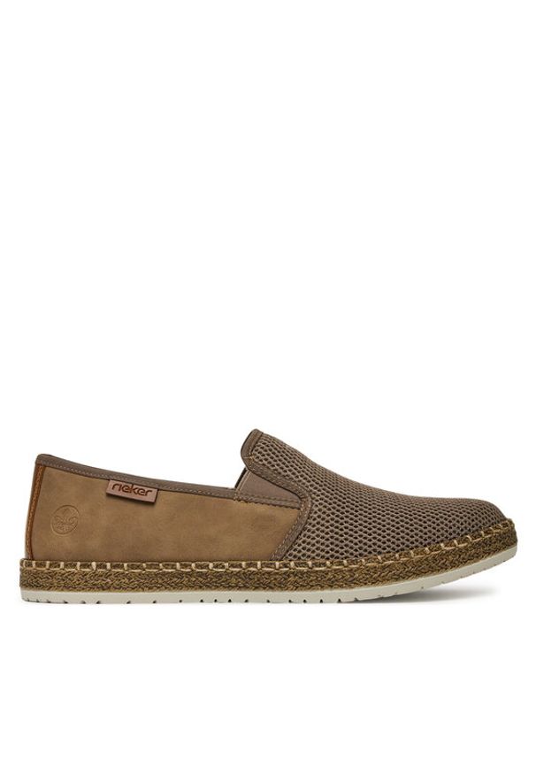 Rieker Espadryle CEO-B5265-65 Beżowy. Kolor: beżowy. Materiał: materiał
