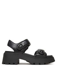 Coach Sandały Brynn CAR57 Czarny. Kolor: czarny. Materiał: skóra #1