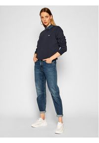 Tommy Jeans Bluza Fleece DW0DW09227 Granatowy Regular Fit. Kolor: niebieski. Materiał: syntetyk #5