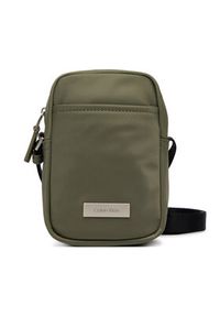 Calvin Klein Saszetka Sleek Slim Reporter LV04D3233G Zielony. Kolor: zielony. Materiał: materiał #4