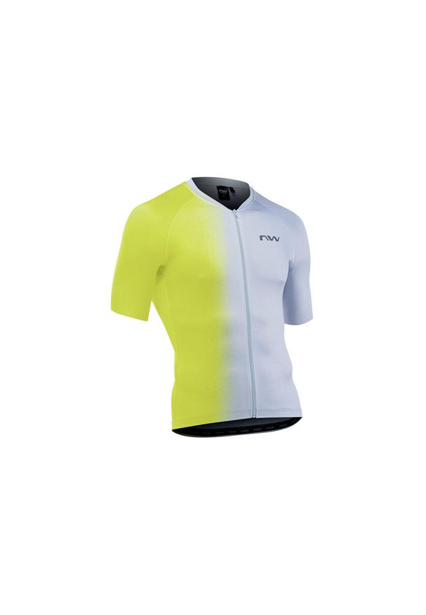 Koszulka rowerowa NORTHWAVE BLADE Jersey szaro żółta. Kolor: szary, wielokolorowy, żółty. Materiał: jersey. Sport: kolarstwo