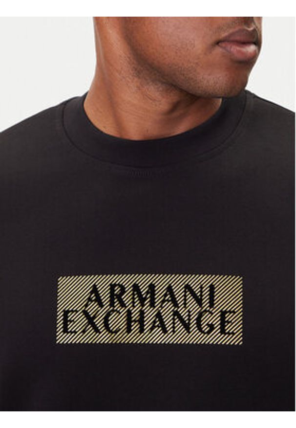 Armani Exchange Bluza XM001892 AF10818 MC237 Czarny Regular Fit. Kolor: czarny. Materiał: bawełna