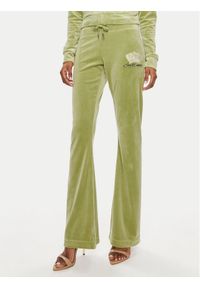 Juicy Couture Spodnie dresowe Lisa JCWBJ23330 Zielony Regular Fit. Kolor: zielony. Materiał: syntetyk #1