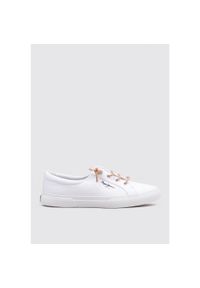 Buty damskie Pepe Jeans Kenton Block. Kolor: biały. Sport: turystyka piesza #1