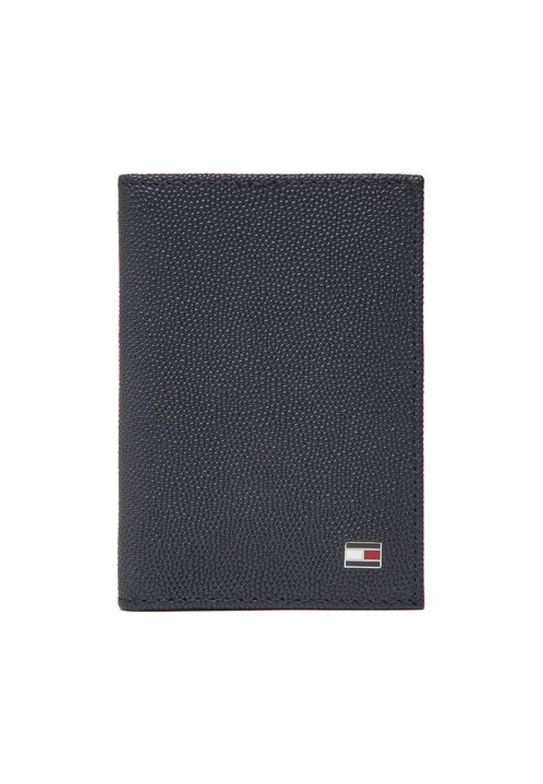 TOMMY HILFIGER - Tommy Hilfiger Duży Portfel Męski Th Flag Bifold AM0AM13522 Granatowy. Kolor: niebieski. Materiał: skóra