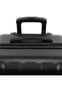 Wittchen - Duża walizka z polikarbonu fakturowana czarna. Kolor: czarny. Materiał: guma. Styl: klasyczny #10