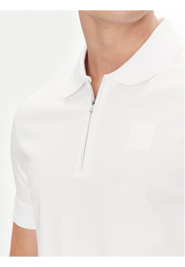 JOOP! Polo 17 JJ-08Brizio 30044699 Biały Modern Fit. Typ kołnierza: polo. Kolor: biały. Materiał: bawełna