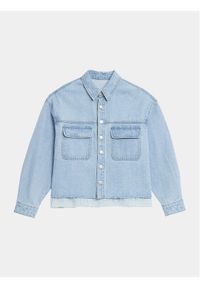 outhorn - Outhorn Koszula jeansowa OTHAW23TSHIF028 Błękitny Regular Fit. Kolor: niebieski. Materiał: bawełna #1