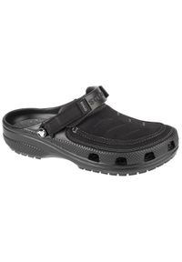 Buty do chodzenia męskie Crocs Yukon Vista Ii Lr Clog. Kolor: czarny, wielokolorowy. Materiał: syntetyk, materiał. Szerokość cholewki: normalna. Sport: turystyka piesza