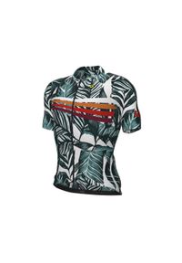 ALÉ CYCLING - Koszulka rowerowa męska Alé Cycling PR-E Wild. Kolor: biały, wielokolorowy, zielony #1