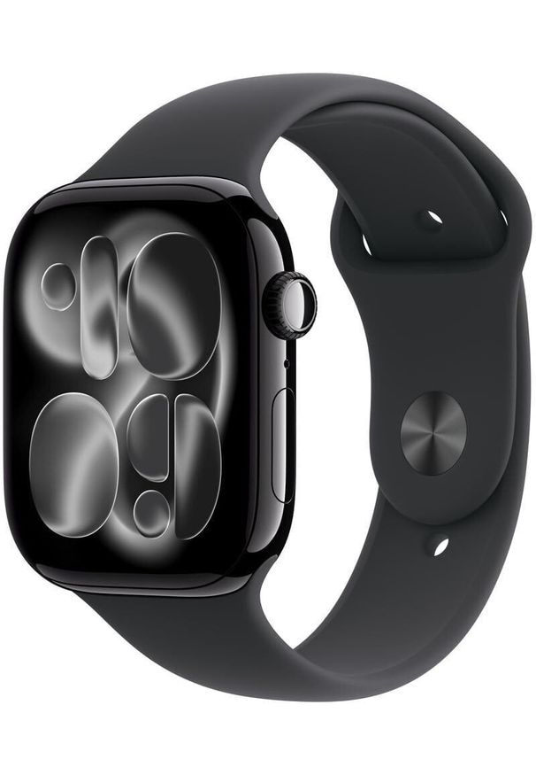 APPLE - Smartwatch Apple Watch 11 GPS 46mm Jet Black Alu Sport Band M/L Czarny (MEUX4RK/A). Rodzaj zegarka: smartwatch. Kolor: czarny. Styl: sportowy