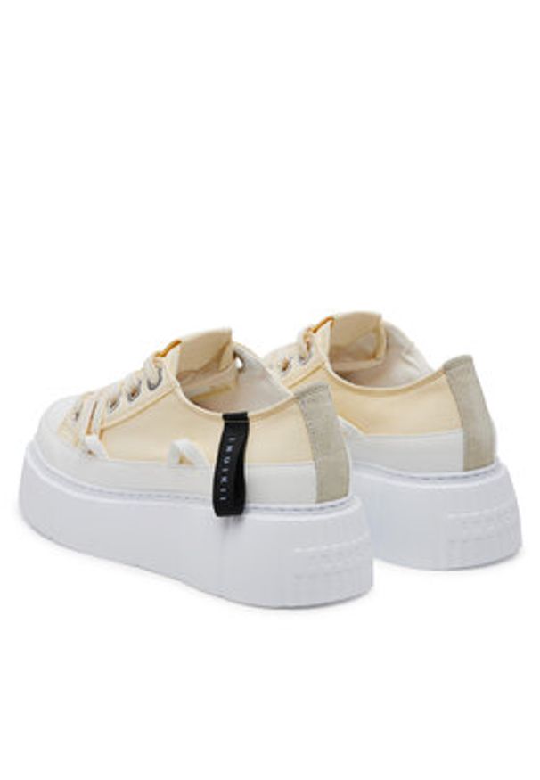 Inuikii Trampki Matilda Canvas Low 30102-025 Żółty. Kolor: żółty. Materiał: materiał