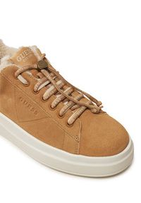 Guess Sneakersy Elbina FLFELB SUE12 Brązowy. Kolor: brązowy. Materiał: skóra #5
