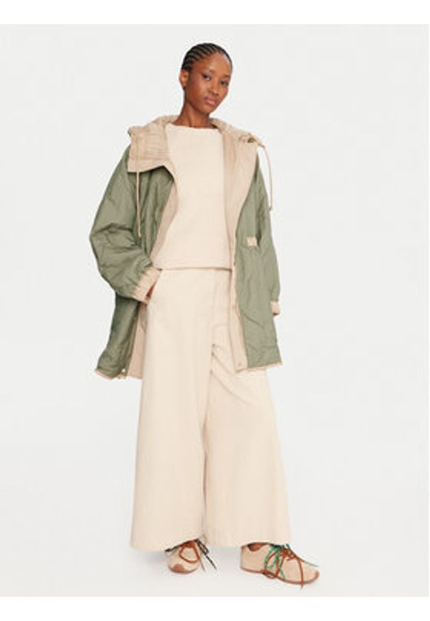 Weekend Max Mara Kurtka przejściowa Alcamo 2525496011 Beżowy Regular Fit. Kolor: beżowy. Materiał: syntetyk