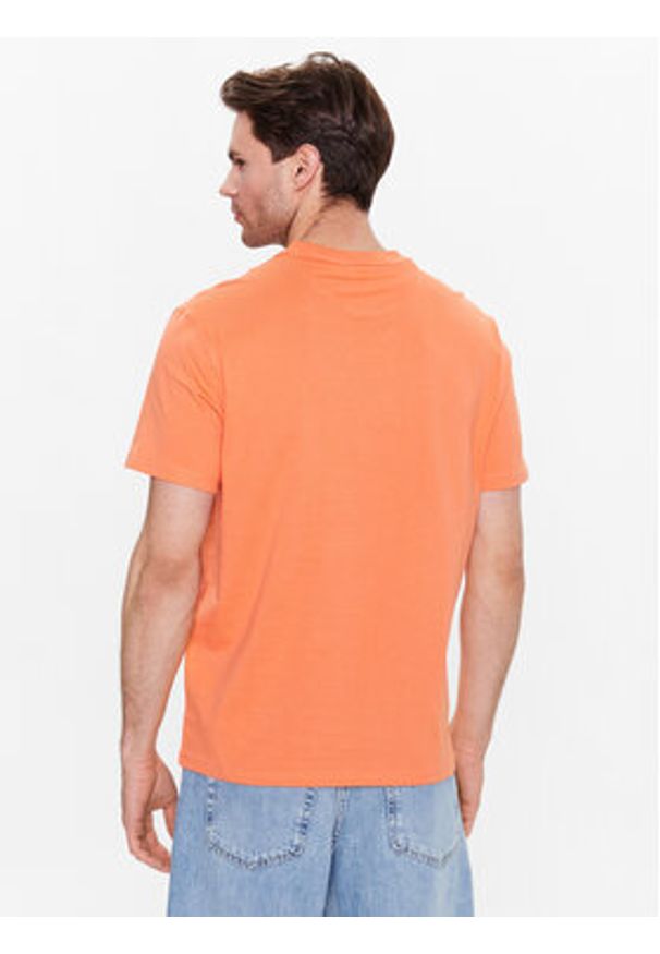 United Colors of Benetton - United Colors Of Benetton T-Shirt 3YR3U1050 Pomarańczowy Regular Fit. Kolor: pomarańczowy. Materiał: bawełna