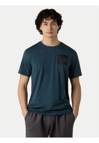 The North Face T-Shirt Fine NF0A8A6M Zielony Regular Fit. Kolor: zielony. Materiał: bawełna