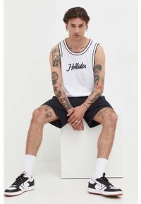 Hollister Co. szorty męskie kolor czarny. Kolor: czarny #3