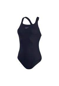 Damski jednoczęściowy kostium kąpielowy Speedo Eco+ Medalist. Kolor: niebieski. Materiał: poliester #1
