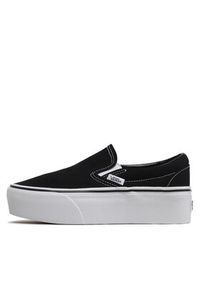 Vans Tenisówki Classic Slip-On VN0A7Q5RBMX1 Czarny. Zapięcie: bez zapięcia. Kolor: czarny. Materiał: materiał