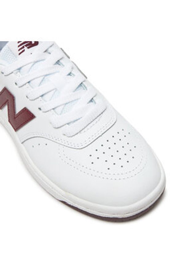 New Balance Sneakersy BB80UFM Biały. Kolor: biały. Materiał: skóra