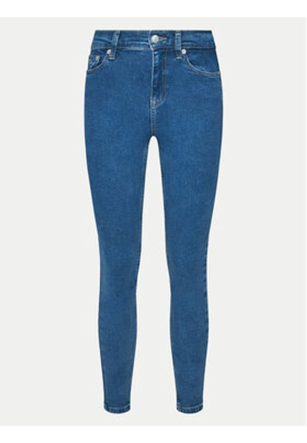 Tommy Jeans Jeansy Nora DW0DW20220 Niebieski Skinny Fit. Kolor: niebieski