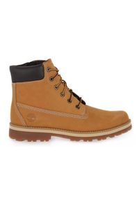 Buty do chodzenia damskie Timberland Courma Kid 6 IN. Wysokość cholewki: za kostkę. Zapięcie: sznurówki. Kolor: żółty. Materiał: zamsz, syntetyk, materiał. Szerokość cholewki: normalna. Sport: turystyka piesza