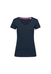 Stedman - Koszulka Damska Megan Z Dekoltem V. Kolor: niebieski. Sport: turystyka piesza #1