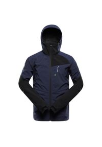 ALPINE PRO - Kurtka softshell męska Alpine Pro Esprit. Kolor: niebieski. Materiał: softshell. Sport: turystyka piesza #1