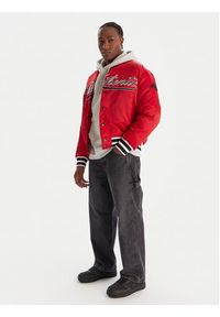 Kappa Kurtka bomber Olao 38223CW Czerwony Regular Fit. Kolor: czerwony. Materiał: syntetyk #4