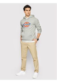 Dickies Bluza Icon Logo DK0A4XCBGYM Szary Regular Fit. Kolor: szary. Materiał: bawełna