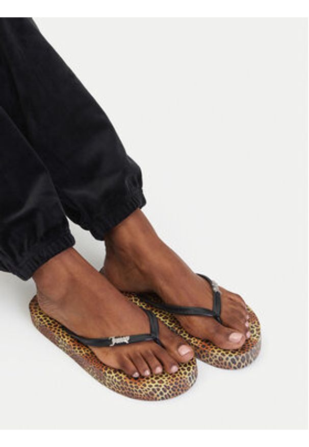 Juicy Couture Japonki 800292 Czarny. Kolor: czarny. Materiał: syntetyk