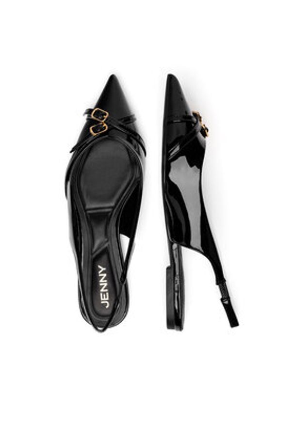 Jenny - JENNY Baleriny LH24032-1 Czarny. Kolor: czarny. Materiał: syntetyk, materiał