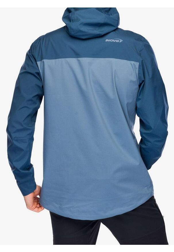 Kurtka przeciwdeszczowa męska Inov-8 Venturelite Jacket FZ. Kolor: niebieski