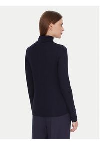 United Colors of Benetton - United Colors Of Benetton Golf 3Z12D2010 Granatowy Slim Fit. Typ kołnierza: golf. Kolor: niebieski. Materiał: wiskoza #2