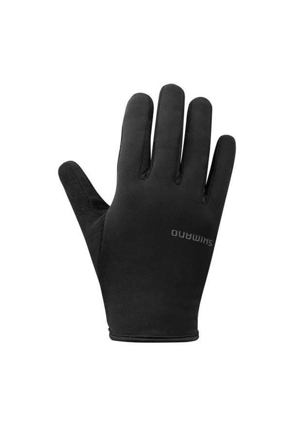 SHIMANO - Rękawiczki kolarskie LIGHT Thermal, męskie. Kolor: czarny. Materiał: materiał, polar. Sport: kolarstwo