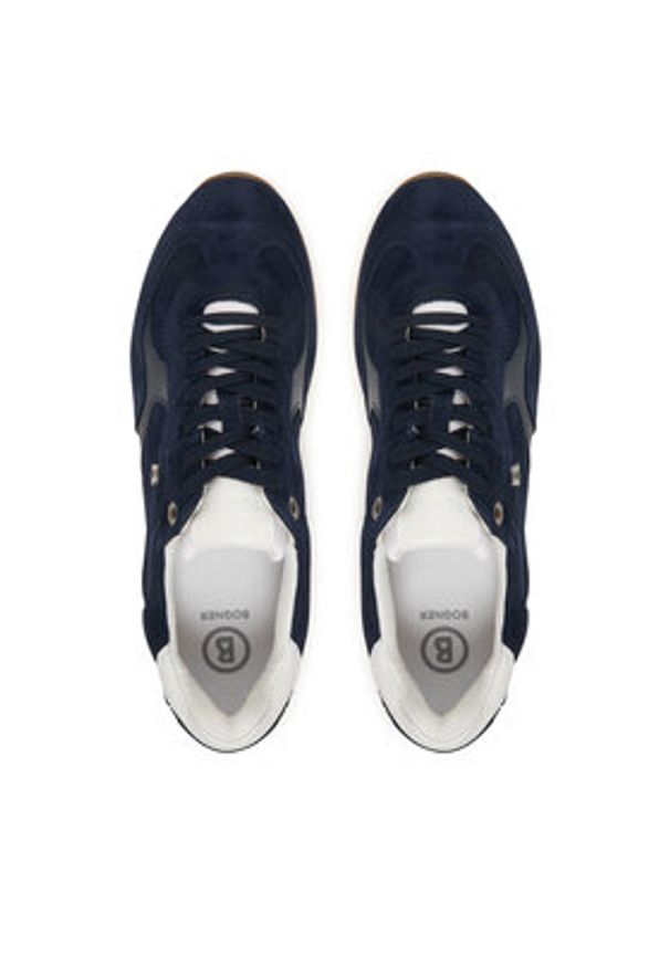 Bogner Sneakersy Monza 2 12621015 Granatowy. Kolor: niebieski. Materiał: zamsz, skóra