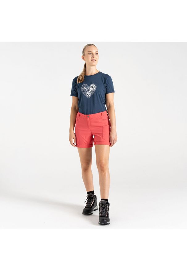 DARE 2B - Szorty damskie Melodic. Kolor: różowy. Sport: turystyka piesza