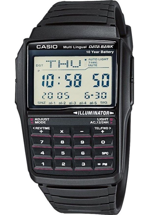 Zegarek Casio Zegarek Męski DATABANK CALCULATOR