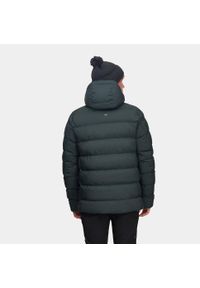 Kurtka zimowa męska Alpinus Furggen. Kolor: zielony. Materiał: puch. Sezon: zima. Sport: turystyka piesza