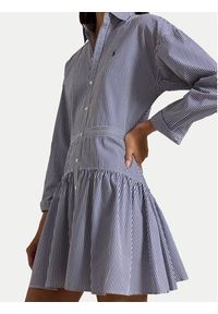 Polo Ralph Lauren Sukienka koszulowa 211B22754001 Granatowy Regular Fit. Typ kołnierza: polo. Kolor: niebieski. Materiał: bawełna. Typ sukienki: koszulowe #3