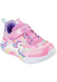 skechers - Adidasy Skechers Unicorn Chaser, Dzieci. Kolor: różowy. Materiał: materiał, syntetyk