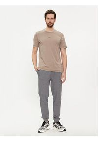 BOSS - Boss T-Shirt Tokks 50502173 Beżowy Regular Fit. Kolor: beżowy. Materiał: bawełna #4