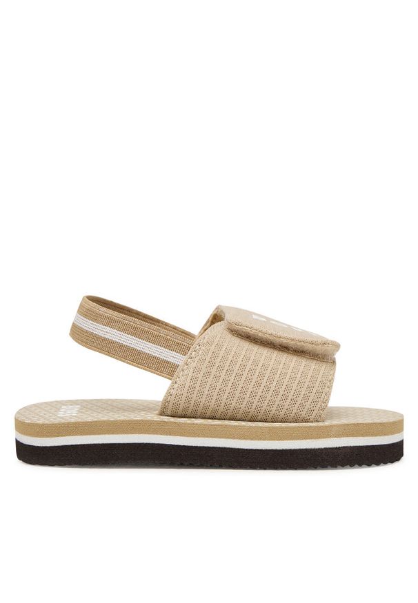 Sandały BOSS. Kolor: beżowy