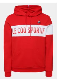 Le Coq Sportif Bluza Unisex 2320729 Czerwony Regular Fit. Kolor: czerwony. Materiał: bawełna #1